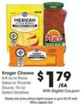 Kroger Kroger Cheese offer