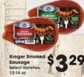 Kroger Kroger Smoked. Sausage offer