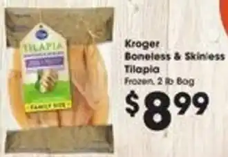 Kroger Kroger Boneless & Skinless Tilapia offer