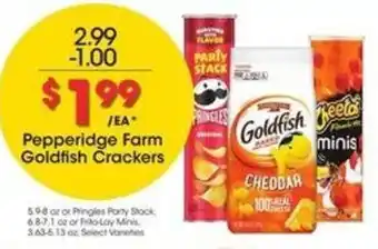 Kroger Pepperidge Farm Goldfish Crackers offer