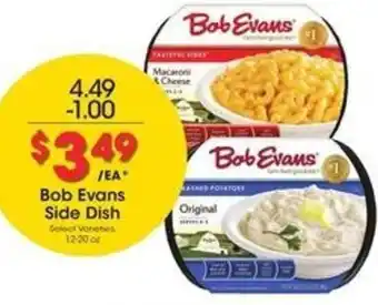 Kroger Bob Evans Side Dish offer