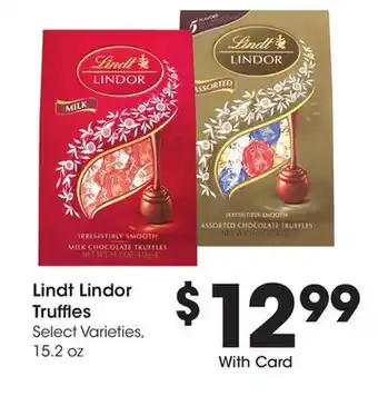 Ralphs Lindt lindor truffles offer