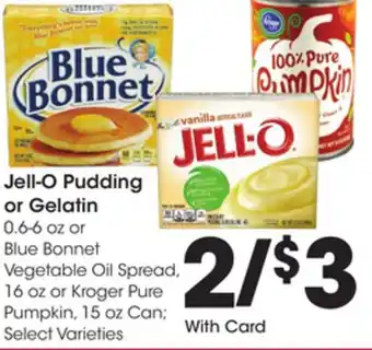 Ralphs Jell-o pudding or gelatin offer