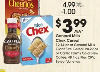 Ralphs General mills chex cereal offer