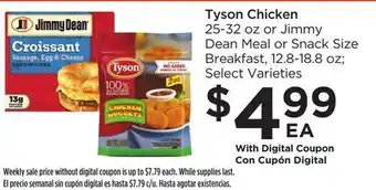 Food 4 Less Tyson chicken offer