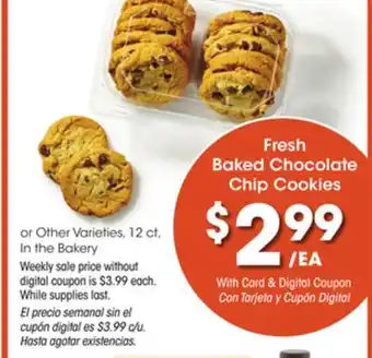 Ralphs Fresh baked chocolate chip cookies offer