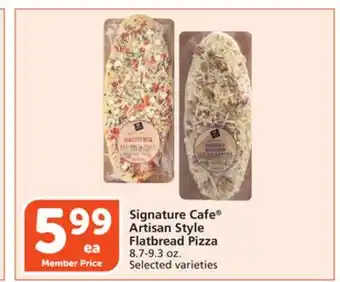 Albertsons Signature cafe artisan style flatbread pizza offer