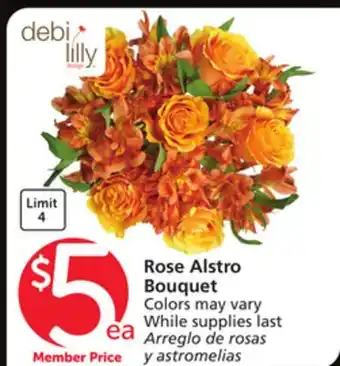 Albertsons Rose alstro bouquet offer