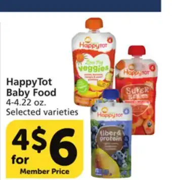Albertsons Happytot baby food offer
