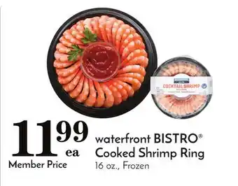 Pavilions Waterfront bistro cooked shrimp ring offer