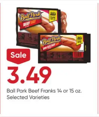 Stater Bros Ball park beef franks offer