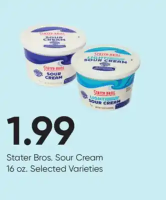 Stater Bros Stater bros. sour cream offer