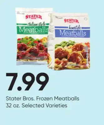 Stater Bros Stater bros. frozen meatballs offer