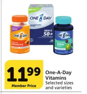 Vons One-a-day vitamins offer