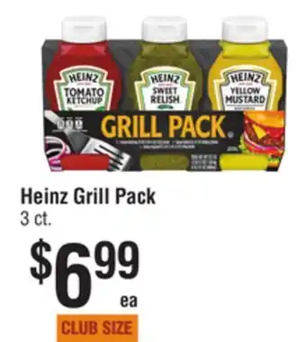 Smart & Final Heinz grill pack offer