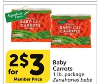 Vons Baby carrots offer