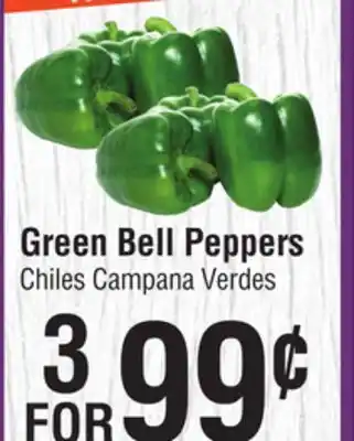 Smart & Final Green bell peppers offer