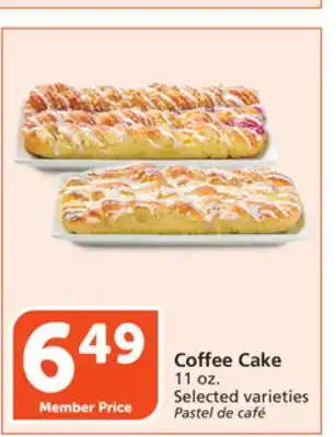 Vons Coffee cake offer
