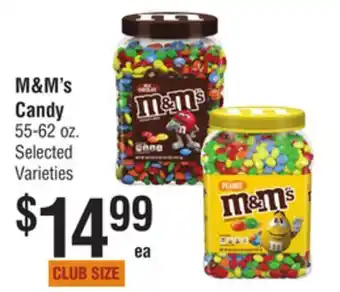 Smart & Final M&m's candy offer