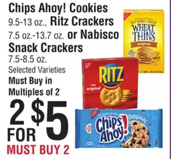 Smart & Final Chips ahoy! cookies, ritz crackers, or nabisco snack crackers offer