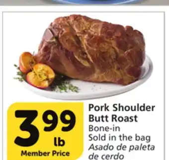 Vons Pork shoulder butt roast offer