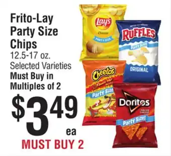 Smart & Final Frito-lay party size chips offer