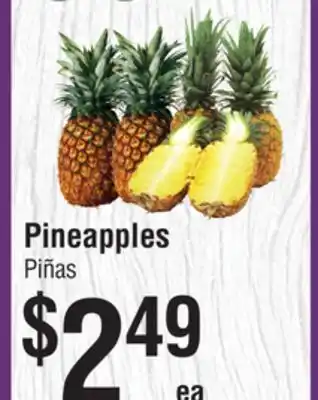 Smart & Final Pineapples offer