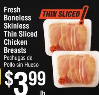 Smart & Final Fresh boneless skinless thin sliced chicken breasts offer
