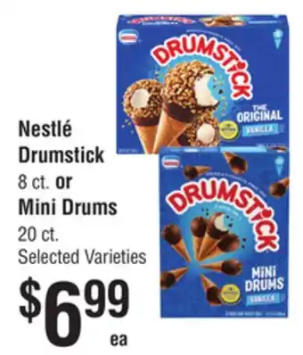 Smart & Final Nestlé drumstick 8 ct. or mini drums 20 ct offer