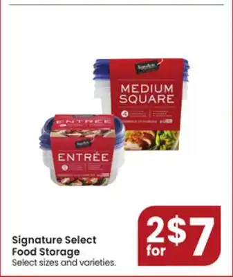Jewel-Osco Signature select food storage offer