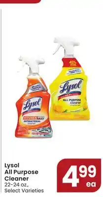Jewel-Osco Lysol all purpose cleaner offer