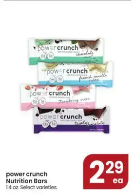 Jewel-Osco Power crunch nutrition bars offer