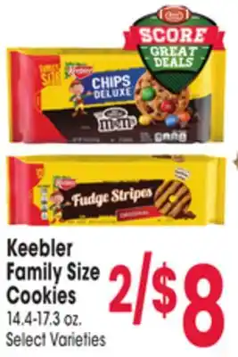 Jewel-Osco Keebler family size cookies offer