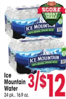Jewel-Osco Ice mountain water offer