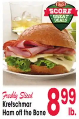 Jewel-Osco Kretschmar ham off the bone offer