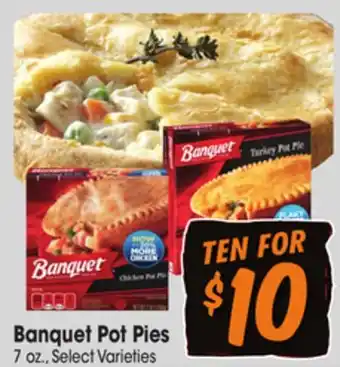 Jewel-Osco Banquet pot pies offer