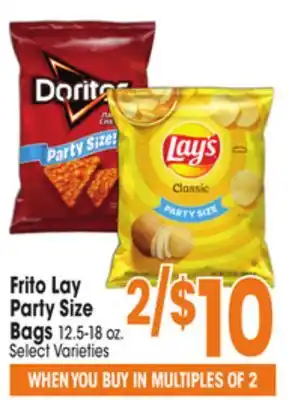 Jewel-Osco Frito lay party size bags offer