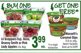 Jewel-Osco Lil snappers fuji, gala, granny smith or pink lady apples offer