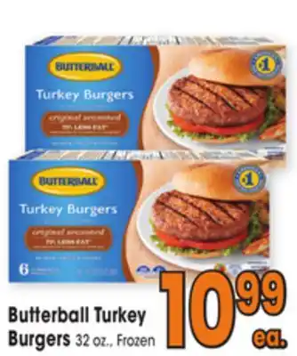 Jewel-Osco Butterball turkey burgers offer