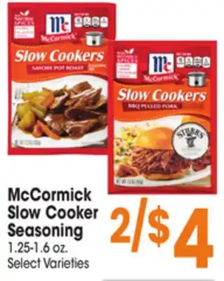 Jewel-Osco Mccormick slow cooker seasoning offer