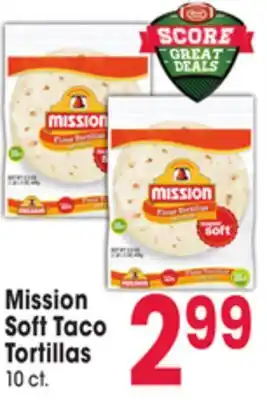 Jewel-Osco Mission soft taco tortillas offer