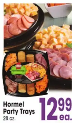 Jewel-Osco Hormel party trays offer
