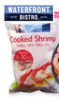 Jewel-Osco Waterfront bistro 26-30 ct. cooked shrimp offer