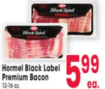 Jewel-Osco Hormel black label premium bacon offer