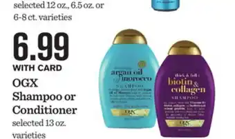 Mariano's Ogx shampoo or conditioner offer