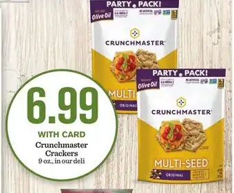 Mariano's Crunchmaster crackers offer