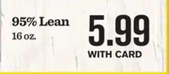 Mariano's Pre ground beef 95% lean offer