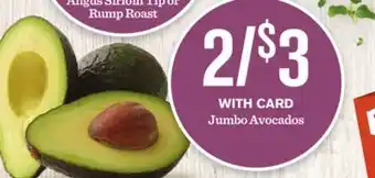 Mariano's Jumbo avocados offer
