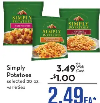 Mariano's Simply potatoes offer
