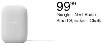 Best Buy Google - Nest Audio - Smart Speaker - Chalk offer